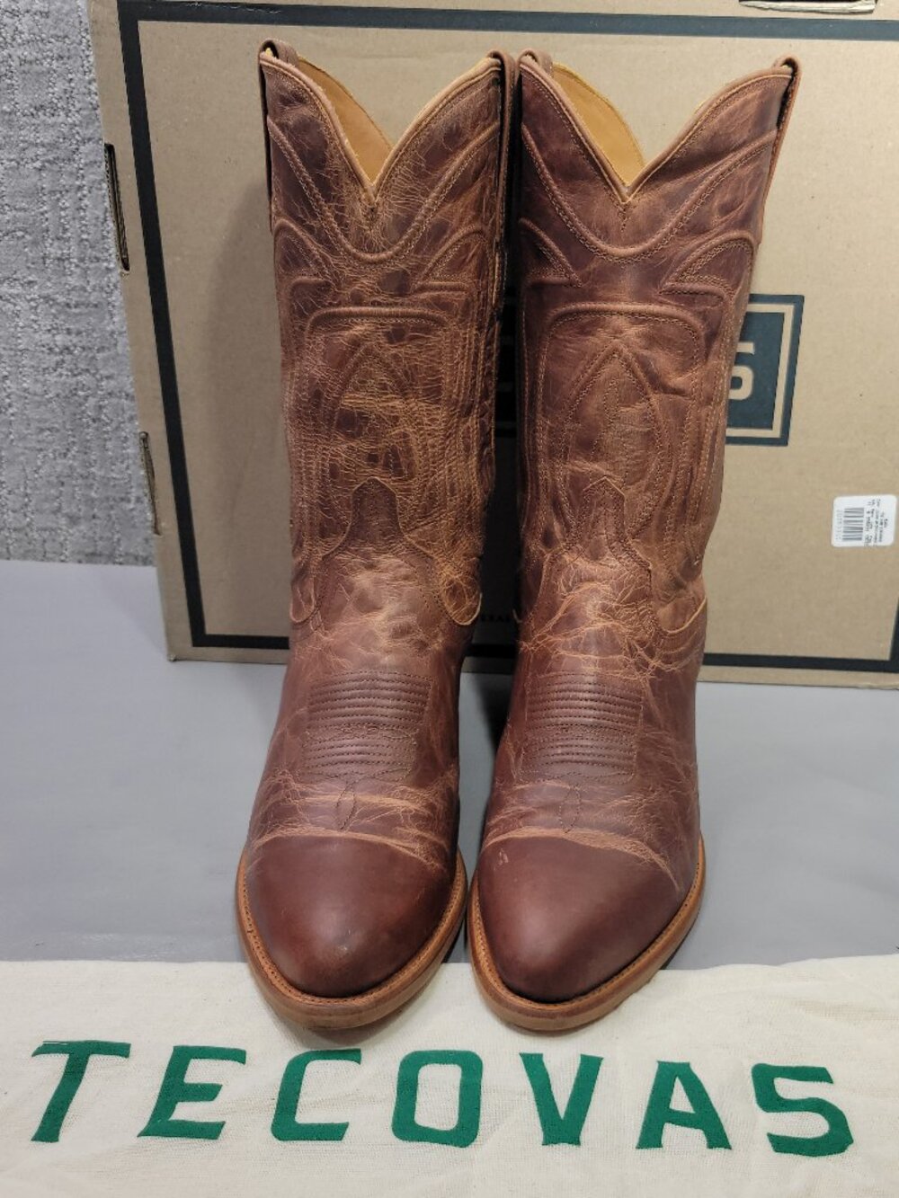 Tecovas The Jamie Women's US Size 11B Scotch Goat Pull on Western Boots